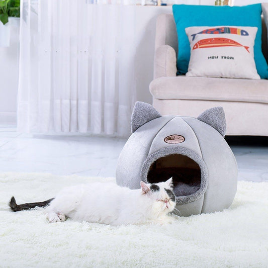 ComfyHouse™ - Niche pour chat ultra confortable - Enchanté Minet